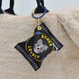 Border Collie (Gray) Snack-charm (M)